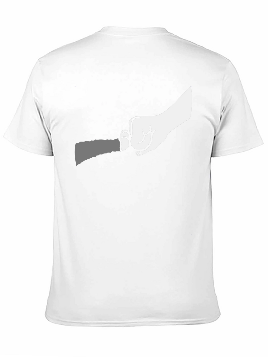 Hand Holding Knife Graphic T-Shirt