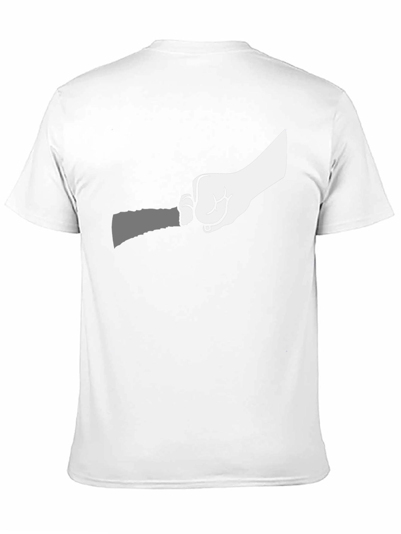 Hand Holding Knife Graphic T-Shirt