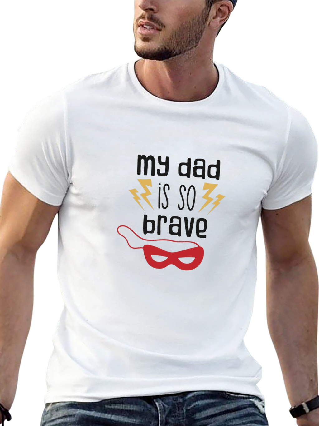 My Dad Is So Brave Graphic T-Shirt