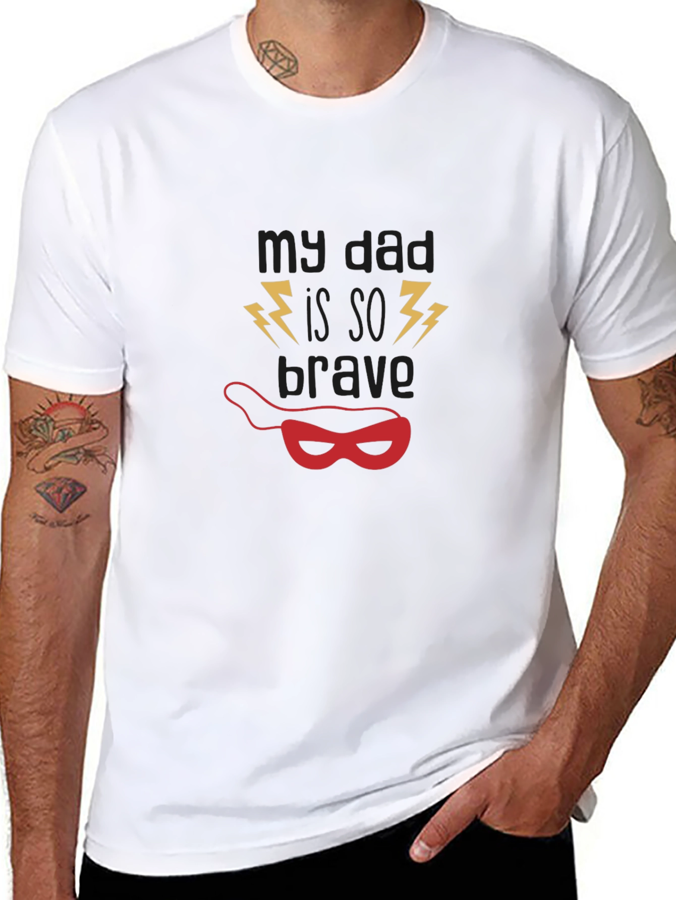 My Dad Is So Brave Graphic T-Shirt