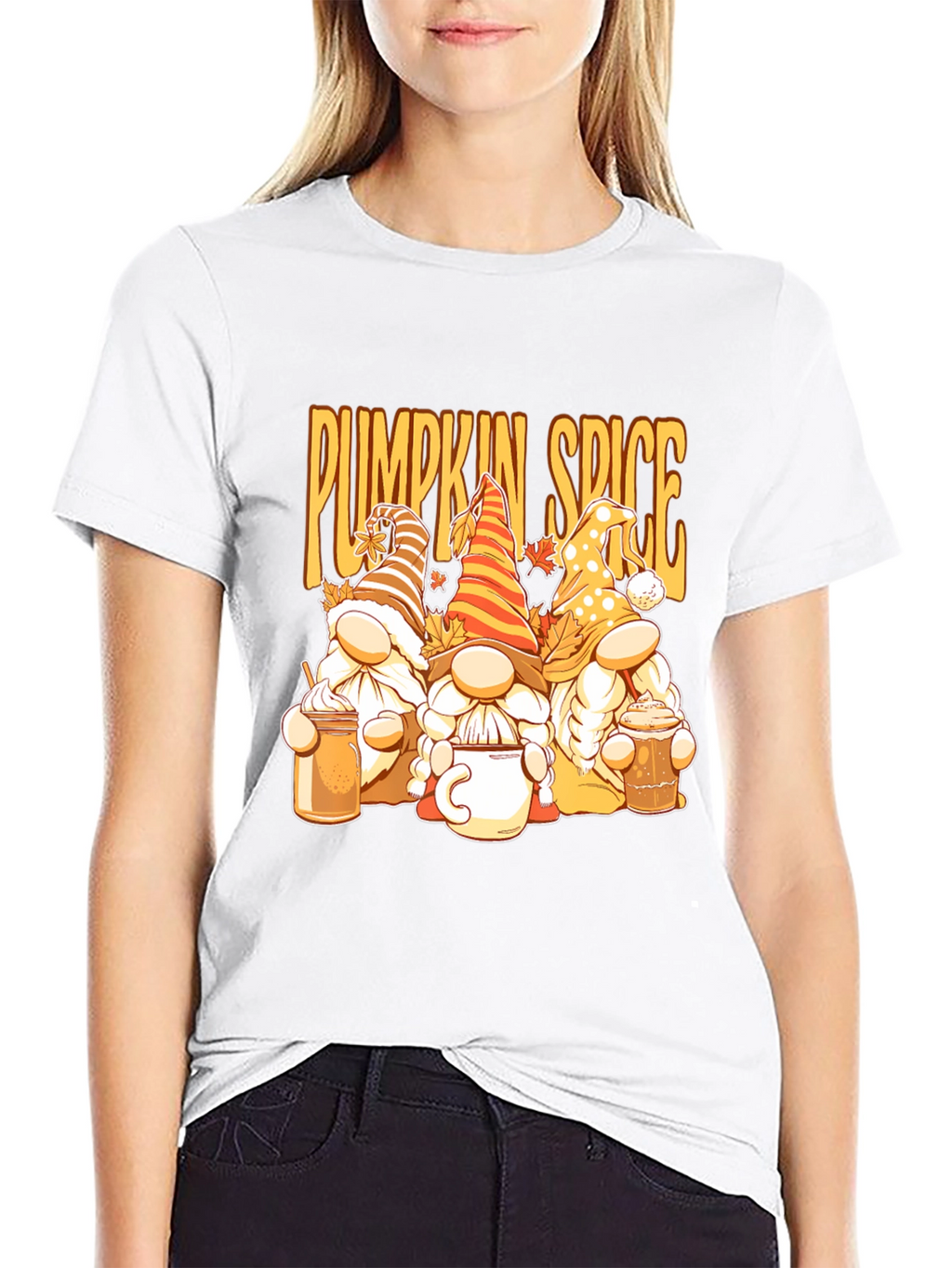 Pumpkin Spice Gnomes Graphic Tee