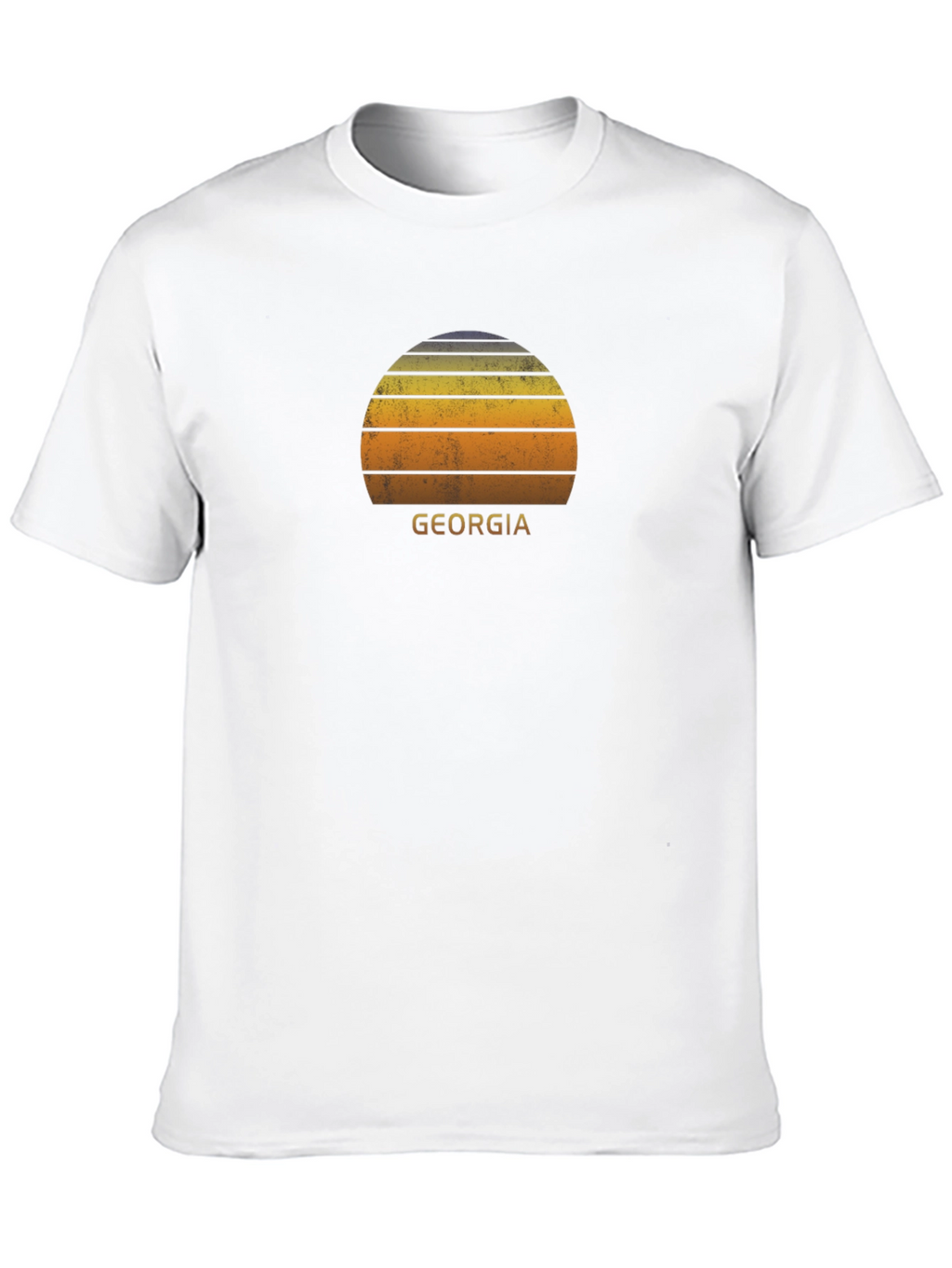 Georgia Sunset Graphic Tee - Retro Style