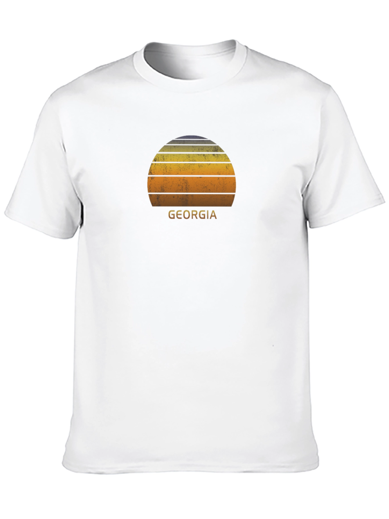 Georgia Sunset Graphic Tee - Retro Style