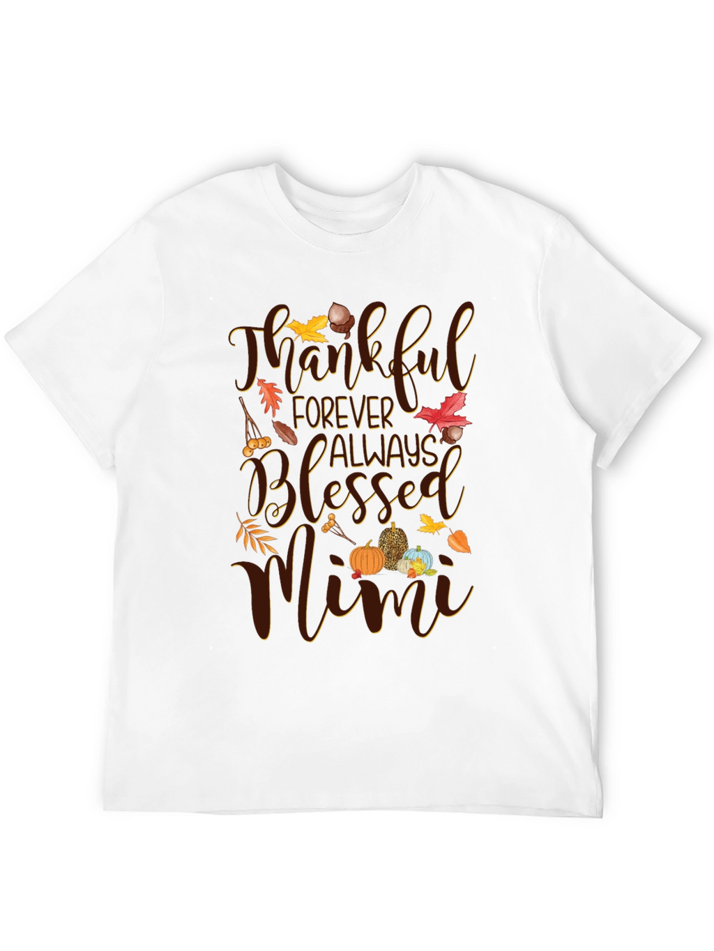 Thankful Mimi Fall Graphic T-Shirt