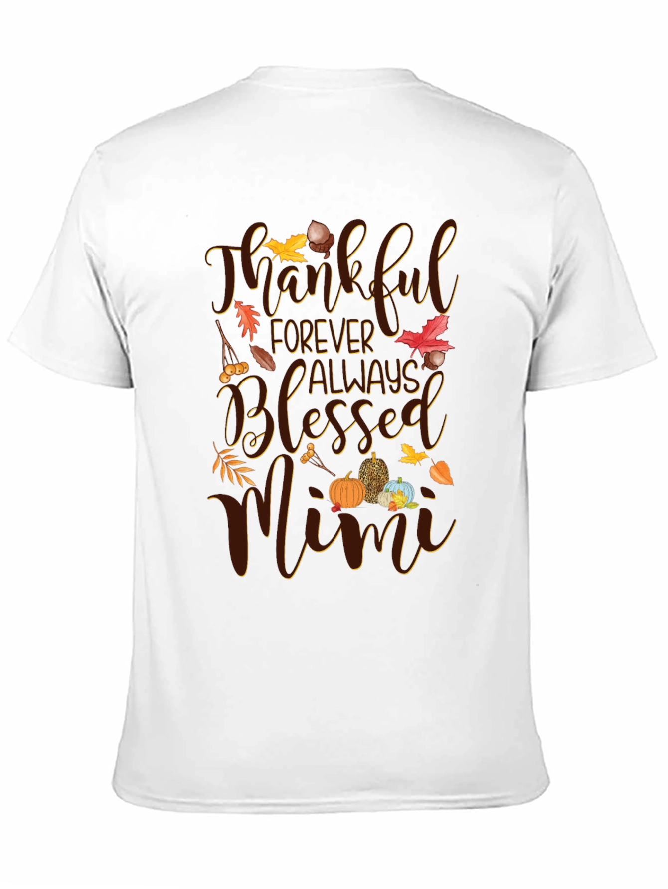 Thankful Mimi Fall Graphic T-Shirt
