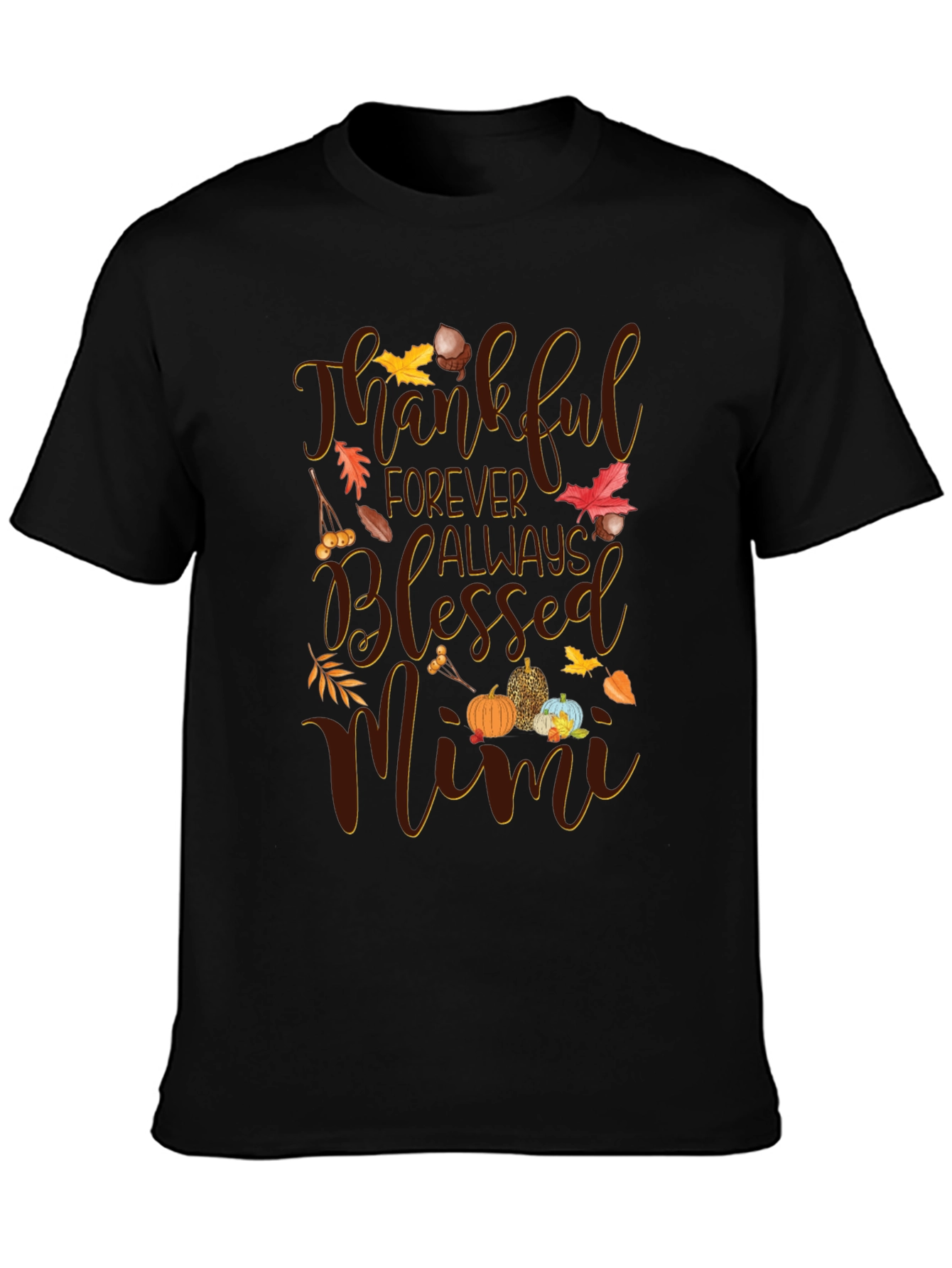 Thankful Mimi Fall Graphic T-Shirt