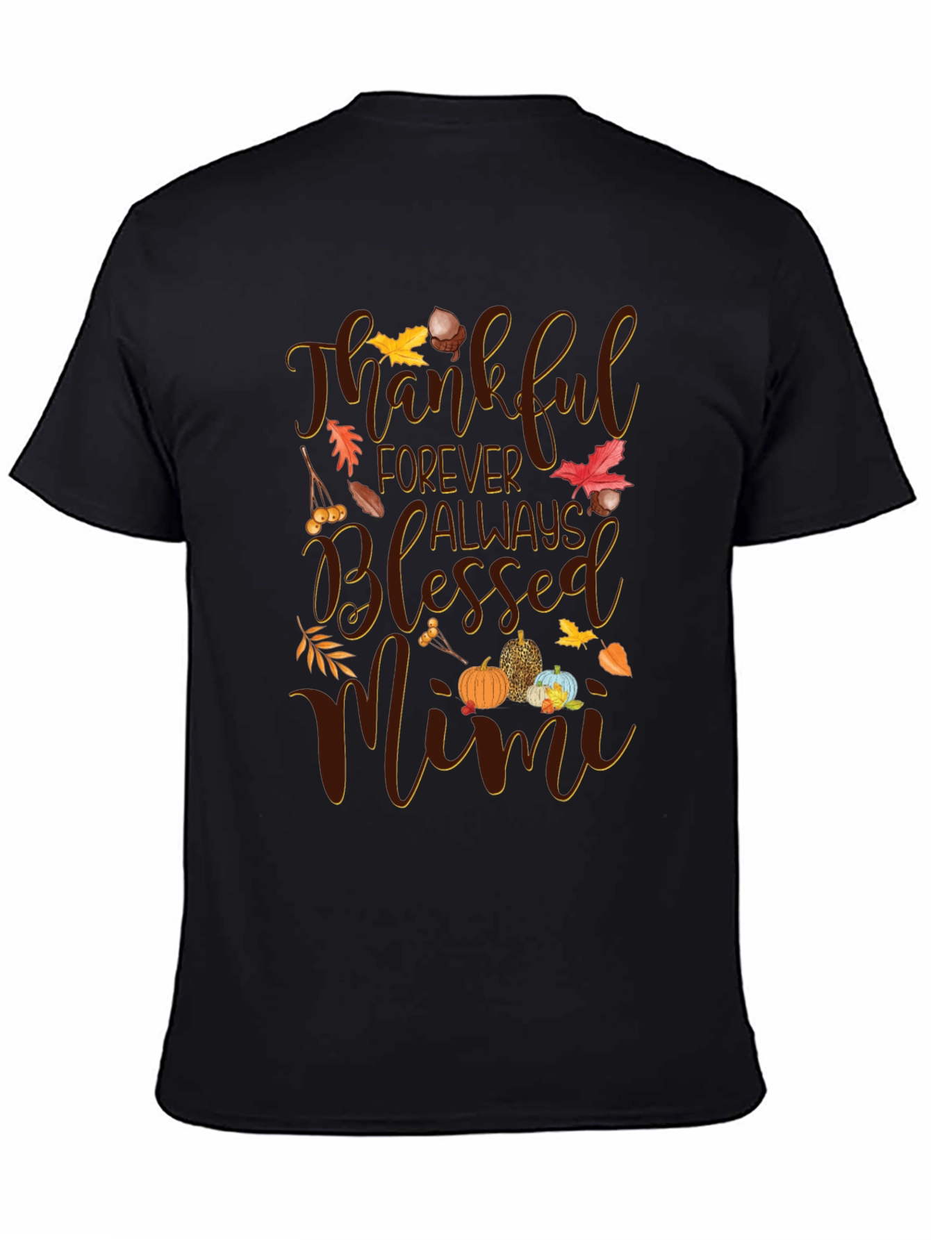 Thankful Mimi Fall Graphic T-Shirt