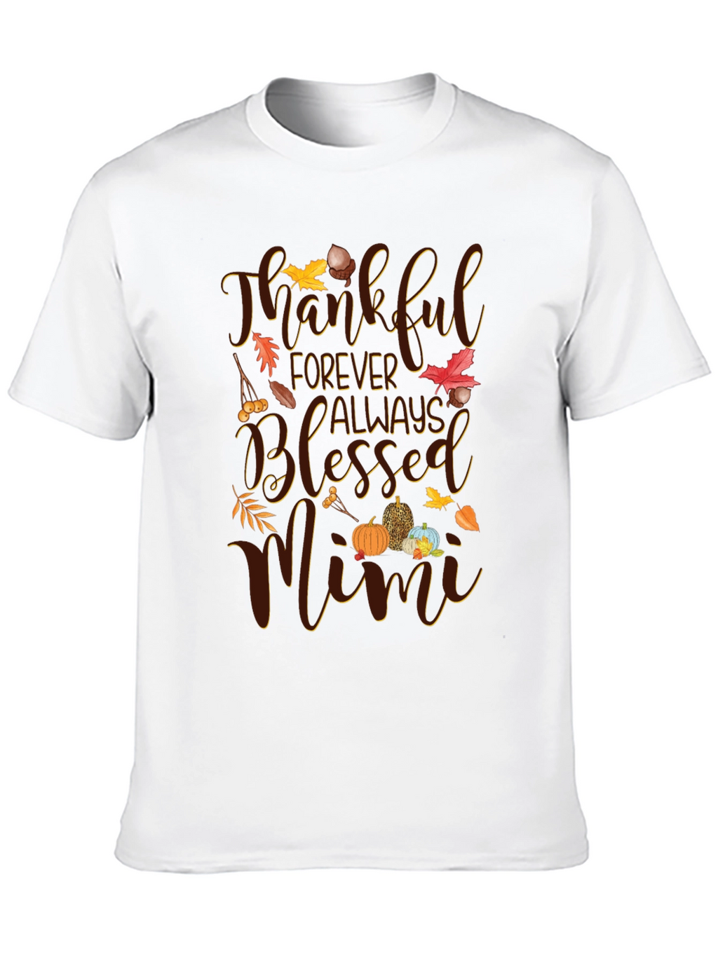 Thankful Mimi Fall Graphic T-Shirt