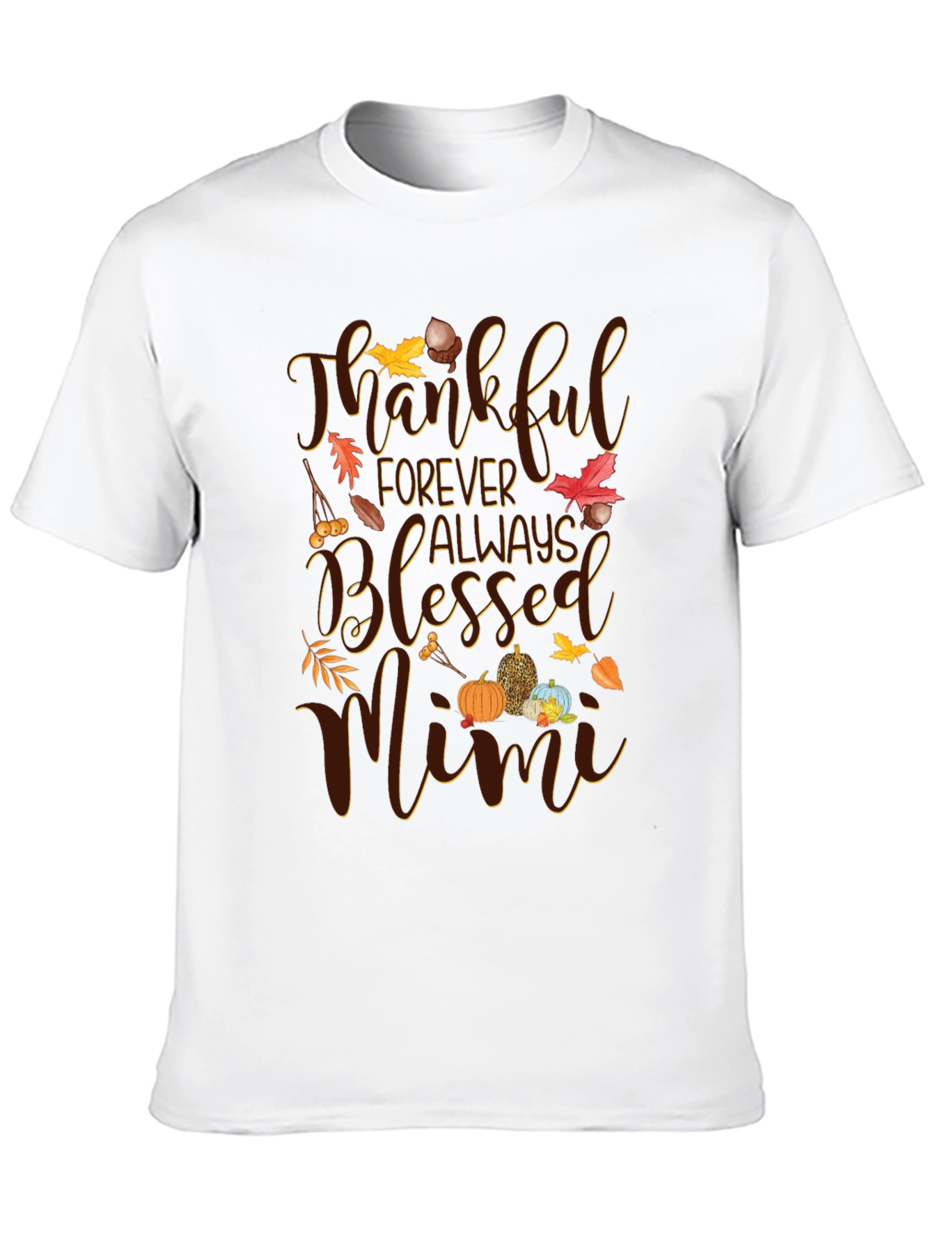 Thankful Mimi Fall Graphic T-Shirt