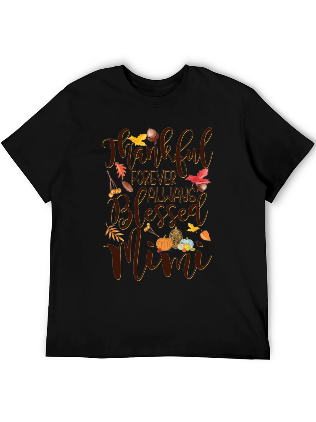 Thankful Mimi Fall Graphic T-Shirt