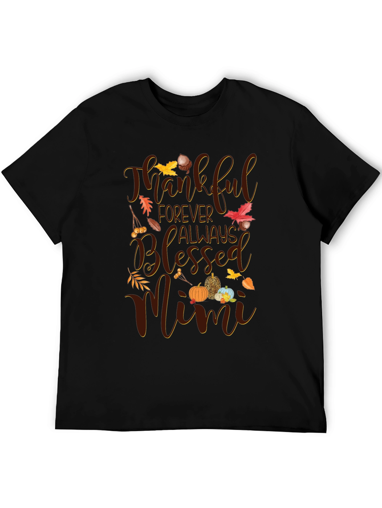 Thankful Mimi Fall Graphic T-Shirt