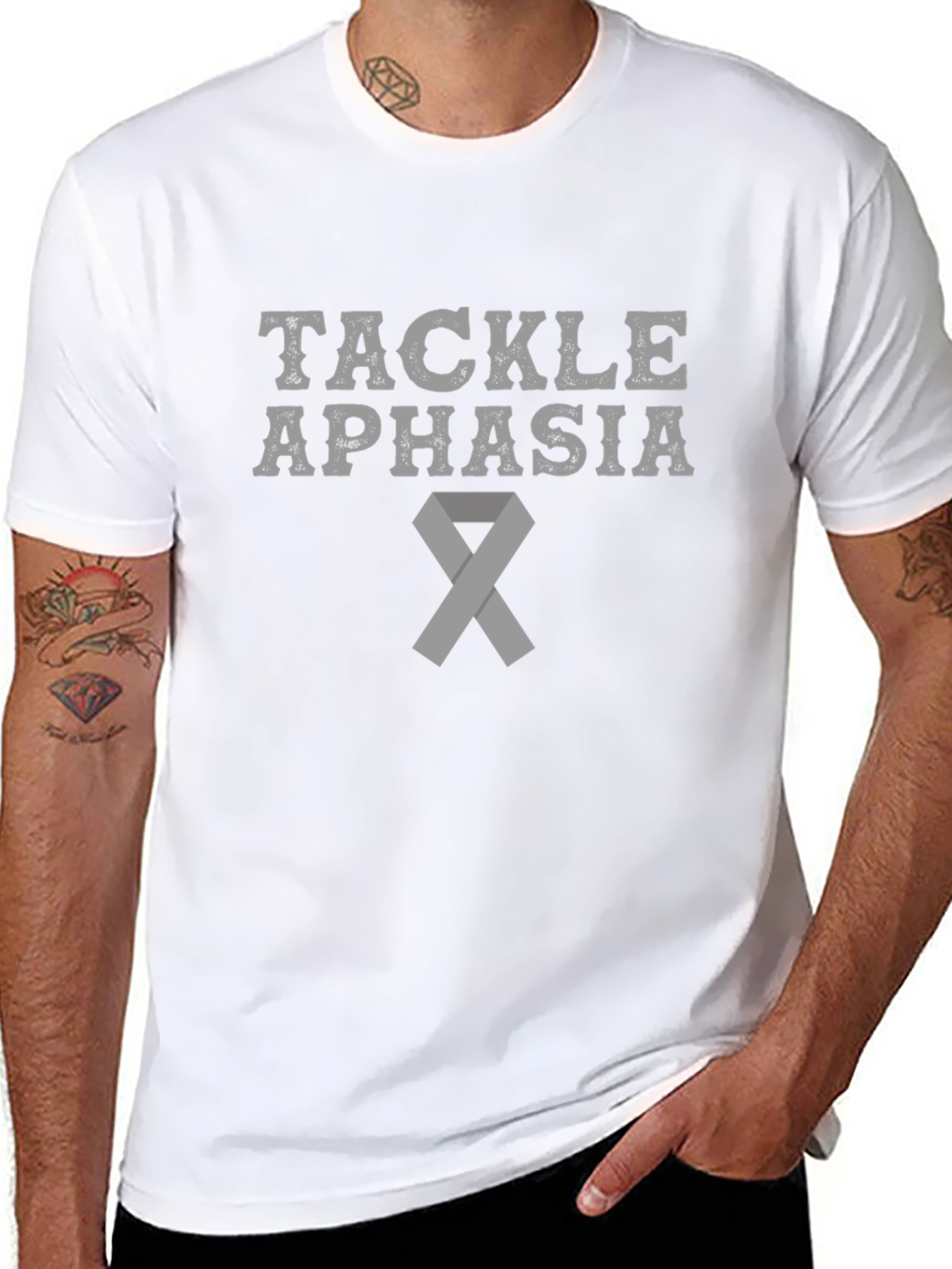 Tackle Aphasia Awareness T-Shirt