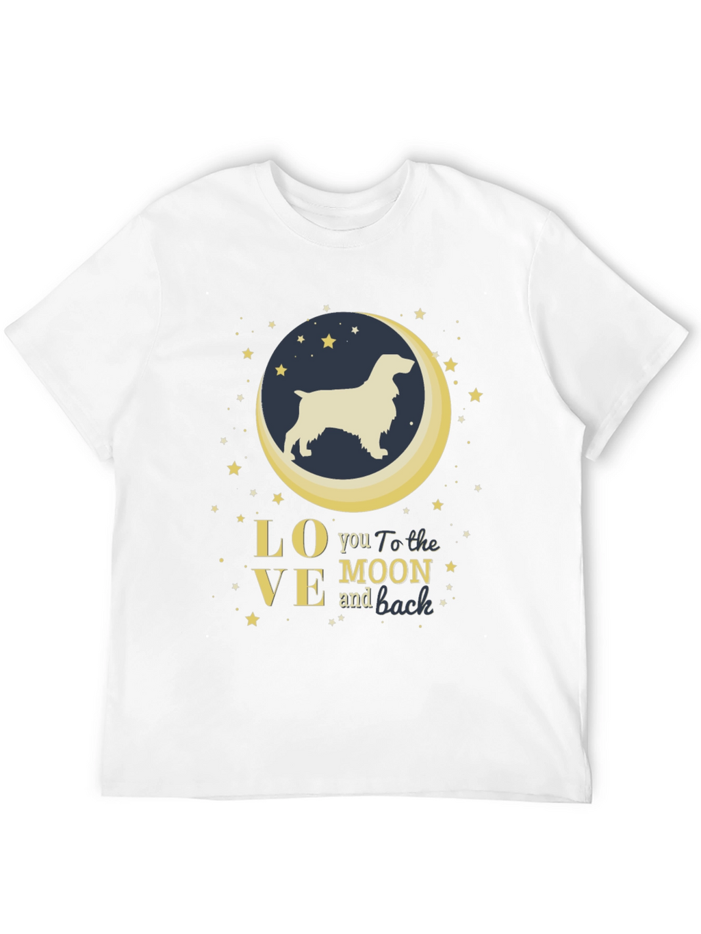 Love You To The Moon And Back Dog T-Shirt