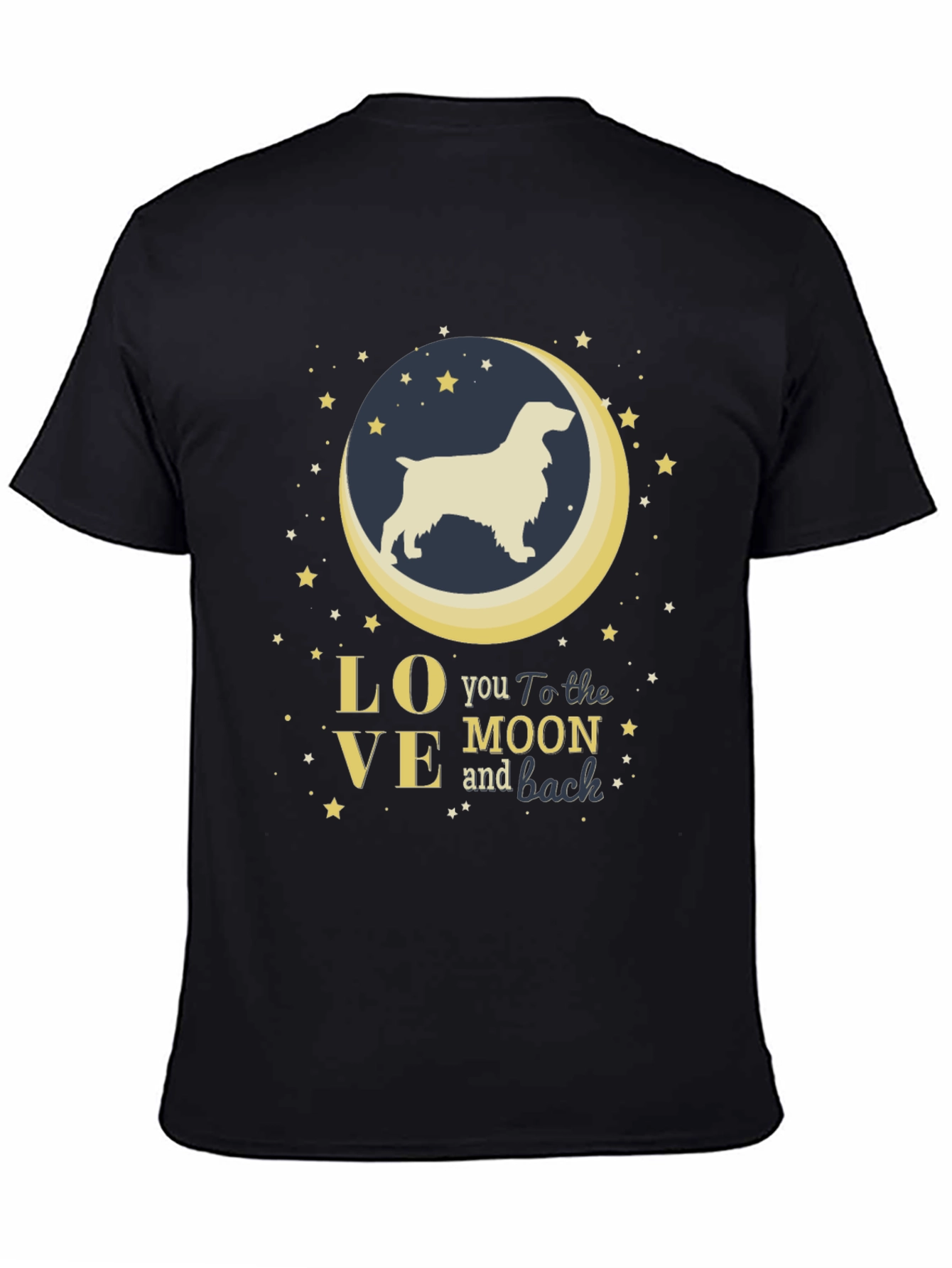 Love You To The Moon And Back Dog T-Shirt