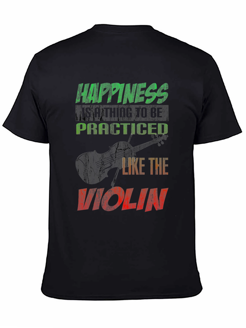 Happiness Violin T-Shirt - Music Lover Tee