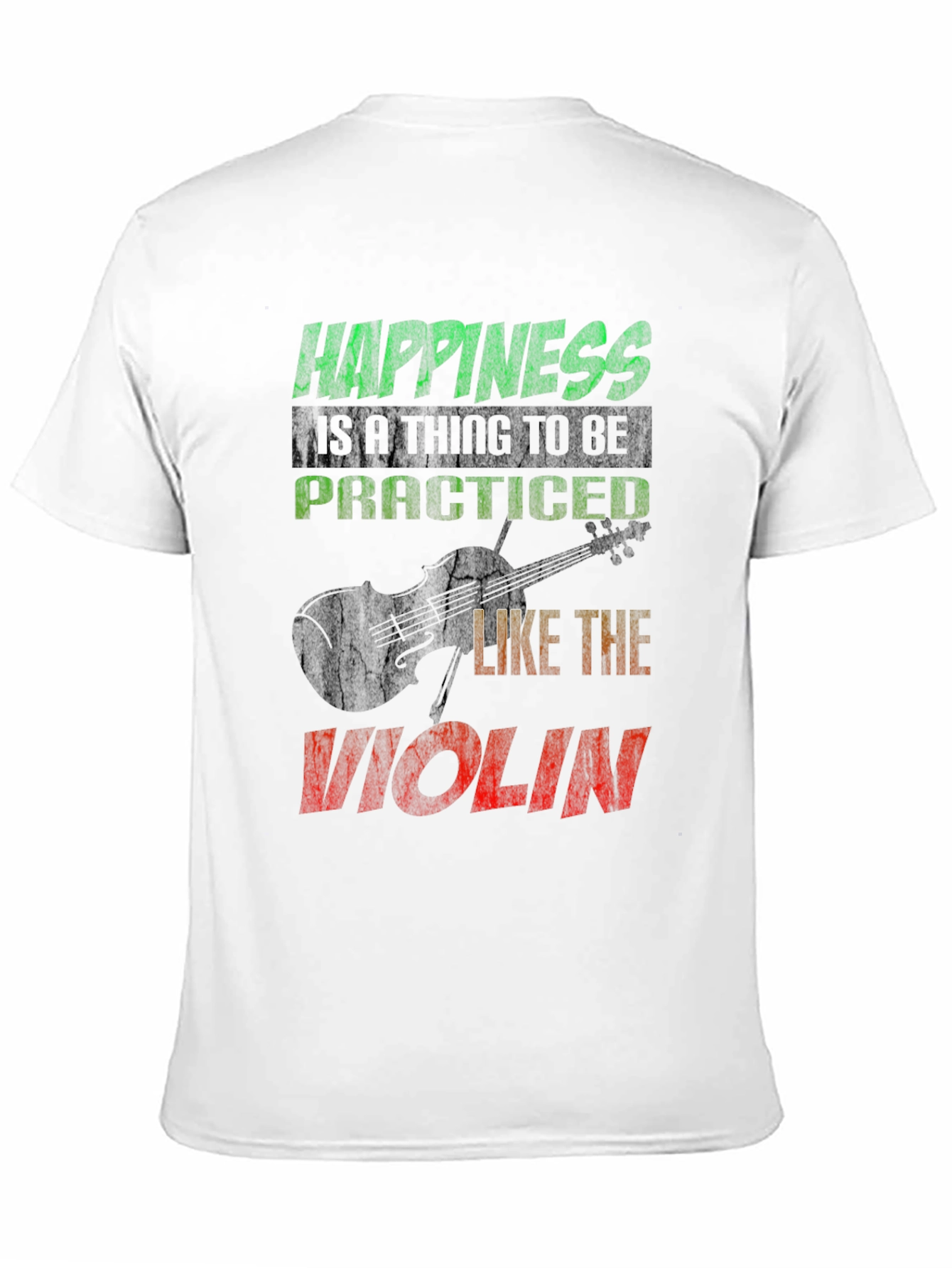 Happiness Violin T-Shirt - Music Lover Tee