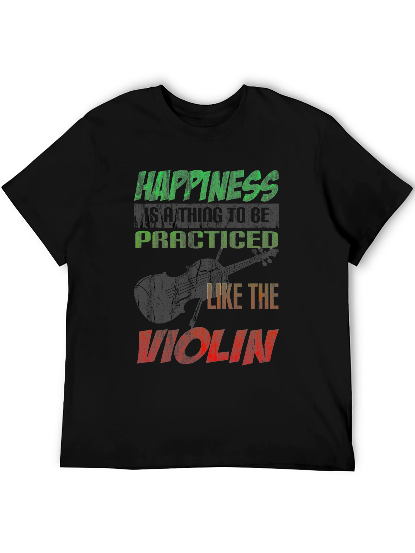 Happiness Violin T-Shirt - Music Lover Tee