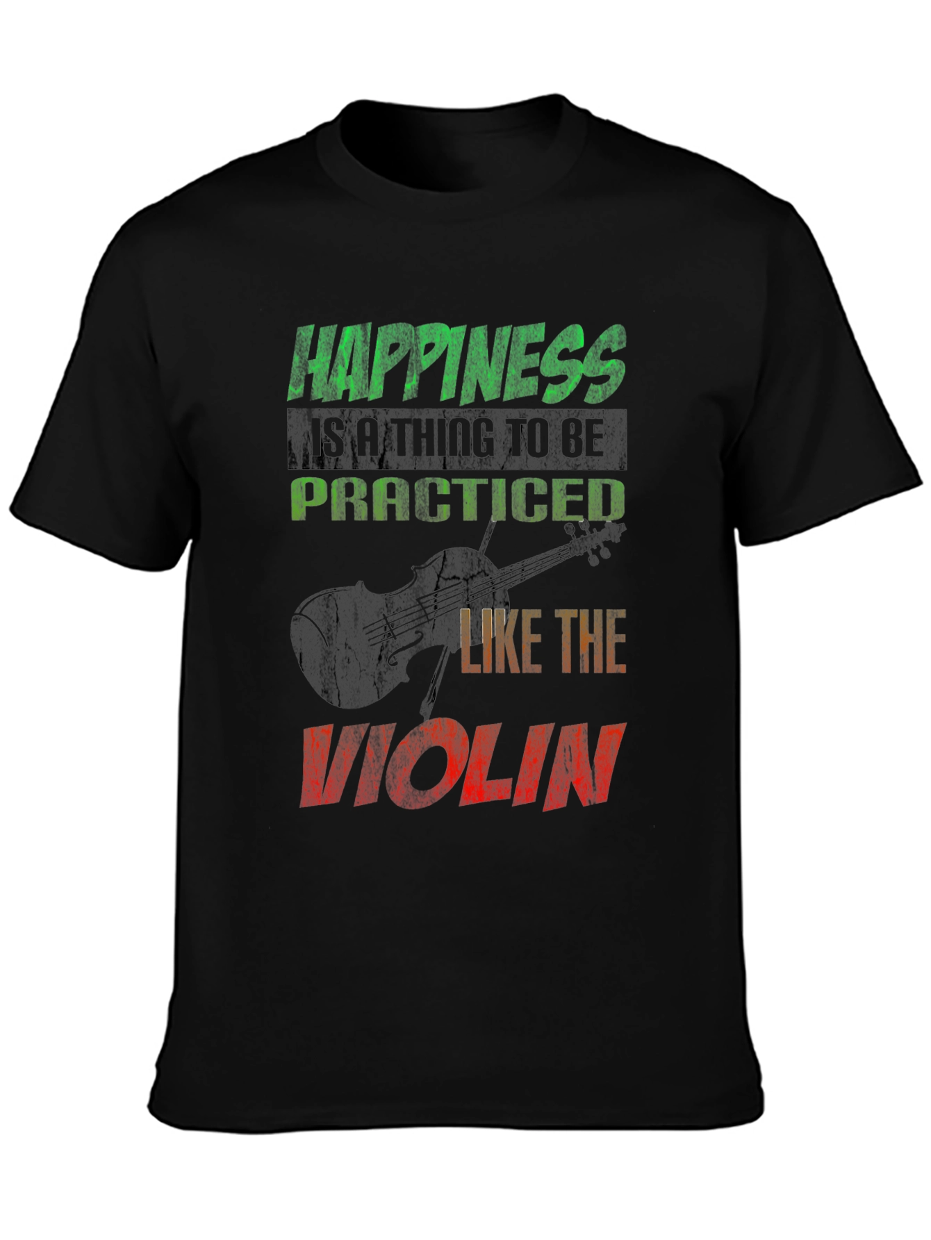 Happiness Violin T-Shirt - Music Lover Tee