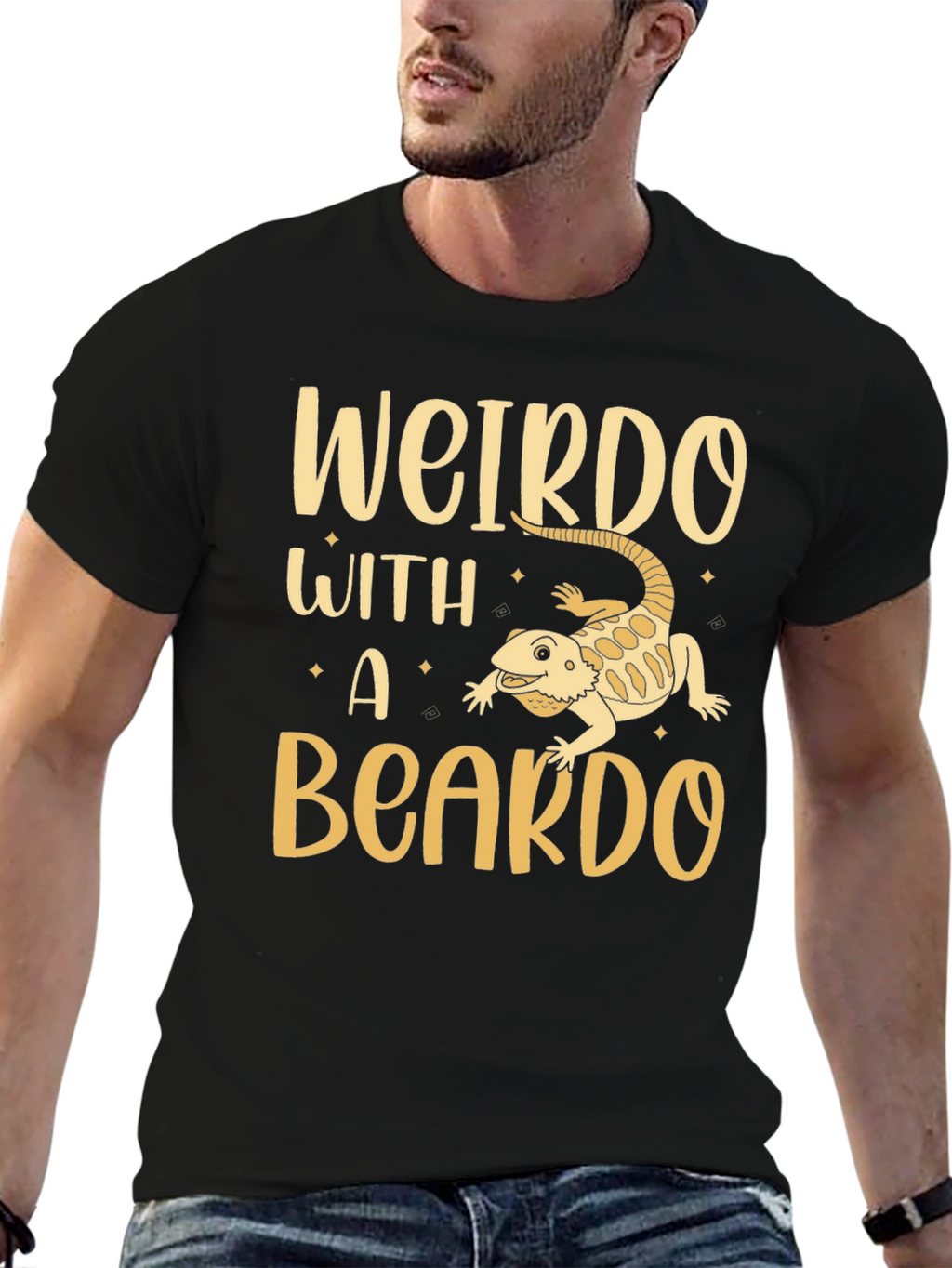 Weirdo With A Beardo Bearded Dragon T-Shirt