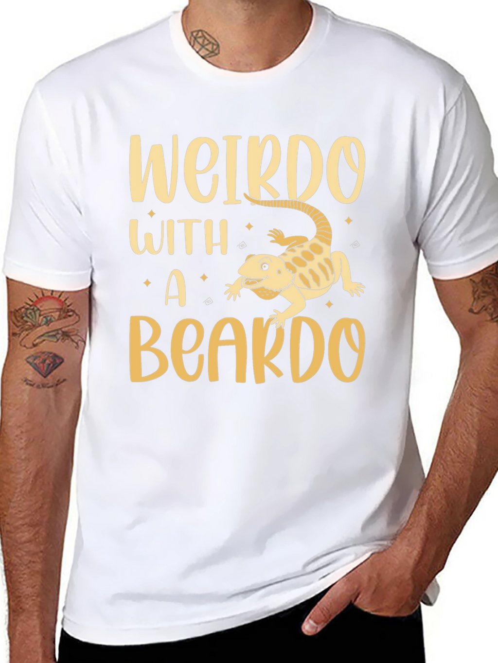 Weirdo With A Beardo Bearded Dragon T-Shirt
