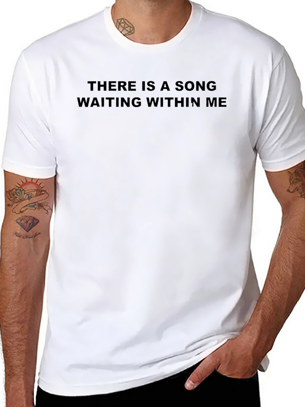 Lyric Tee: There Is A Song Waiting Within Me