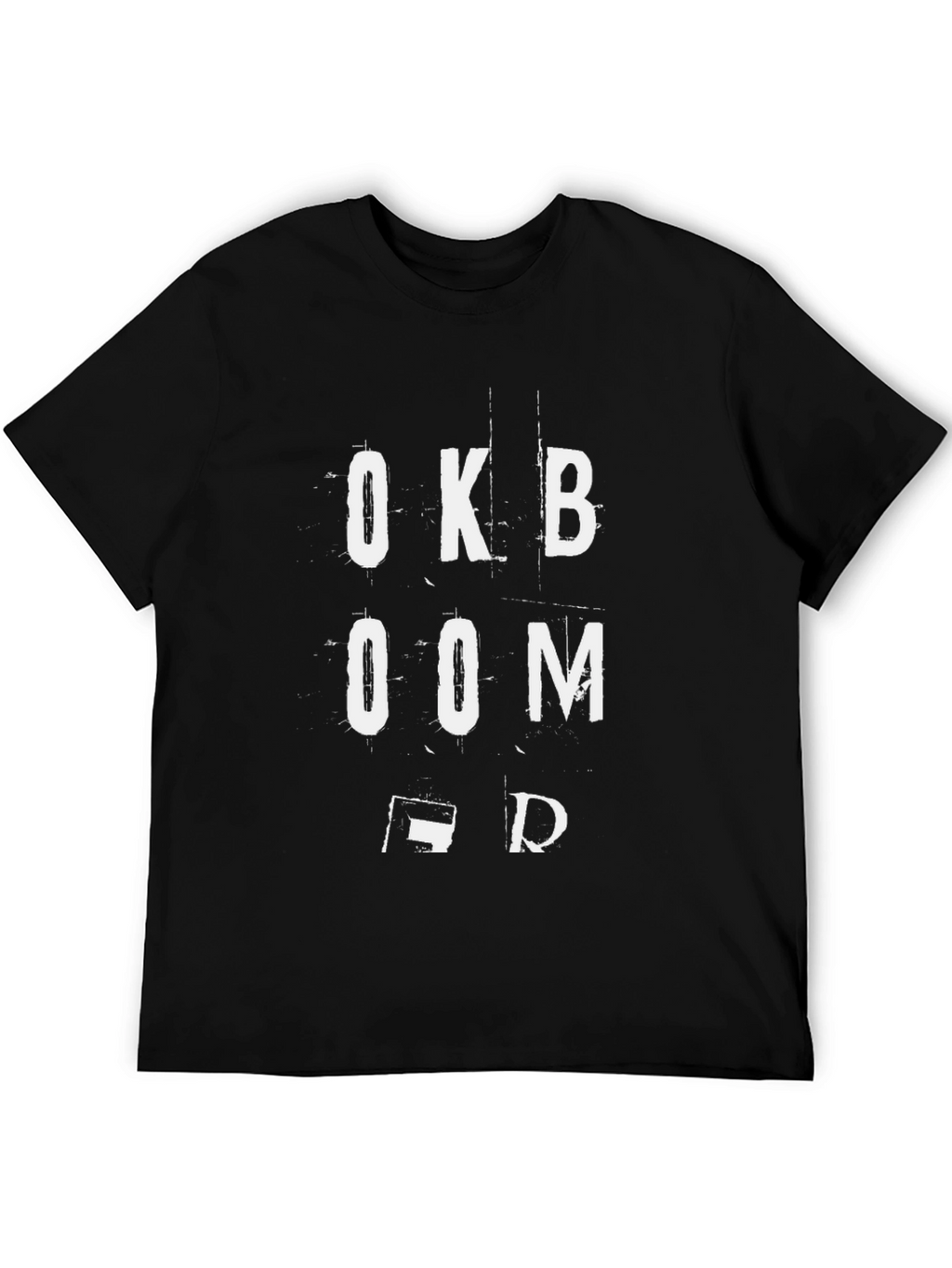 OK BOOM FD Black Graphic Tee