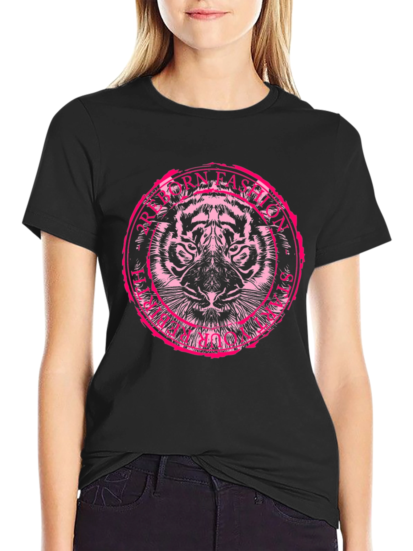 Black Tiger Fashion T-Shirt