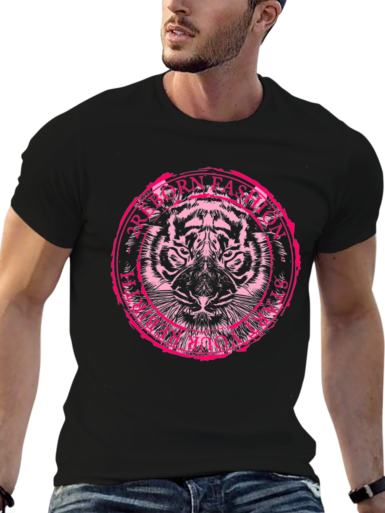 Black Tiger Fashion T-Shirt