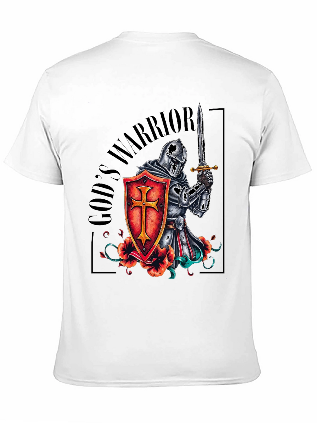 Gods Warrior Knight Templar T-Shirt