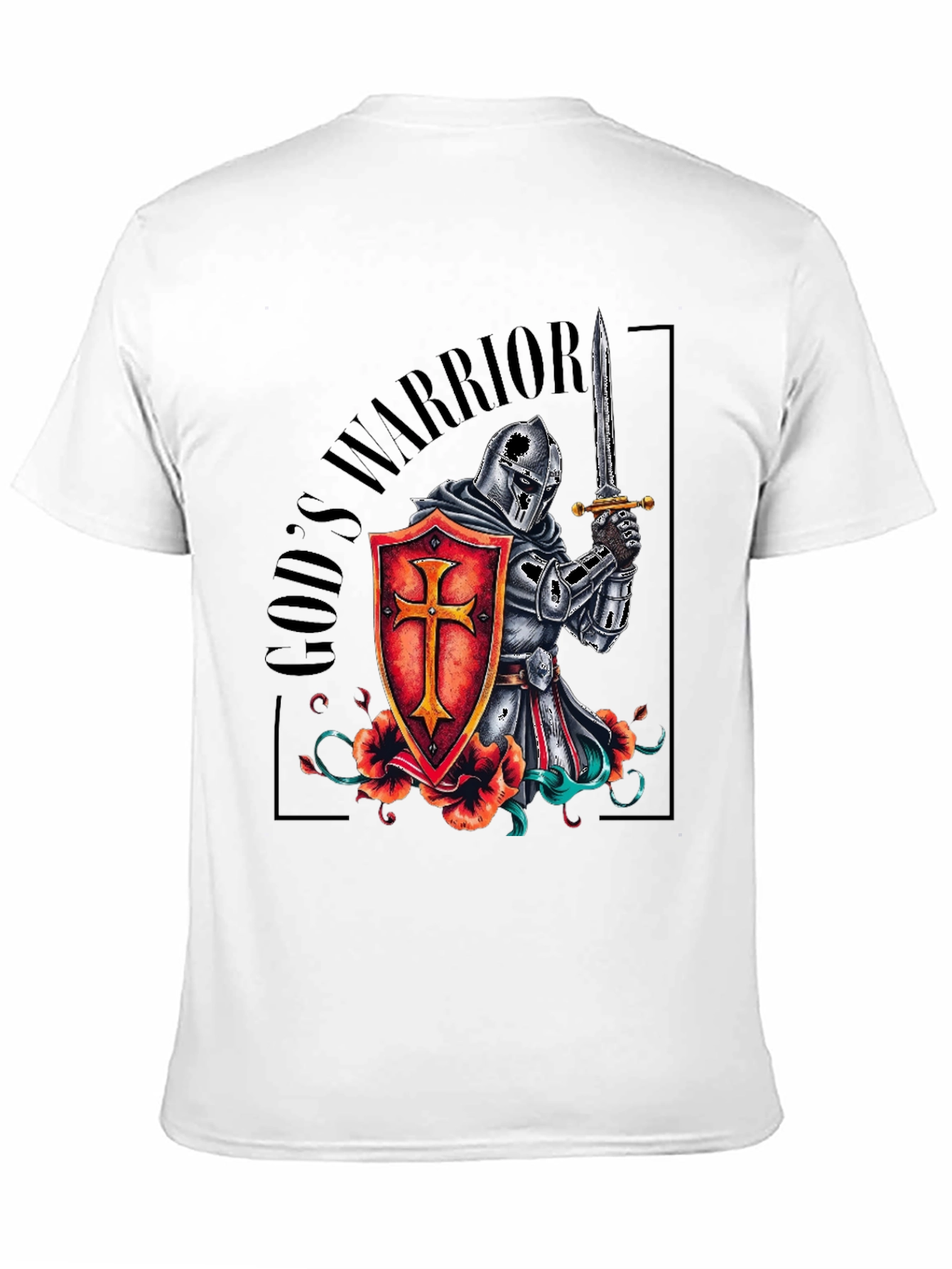 Gods Warrior Knight Templar T-Shirt