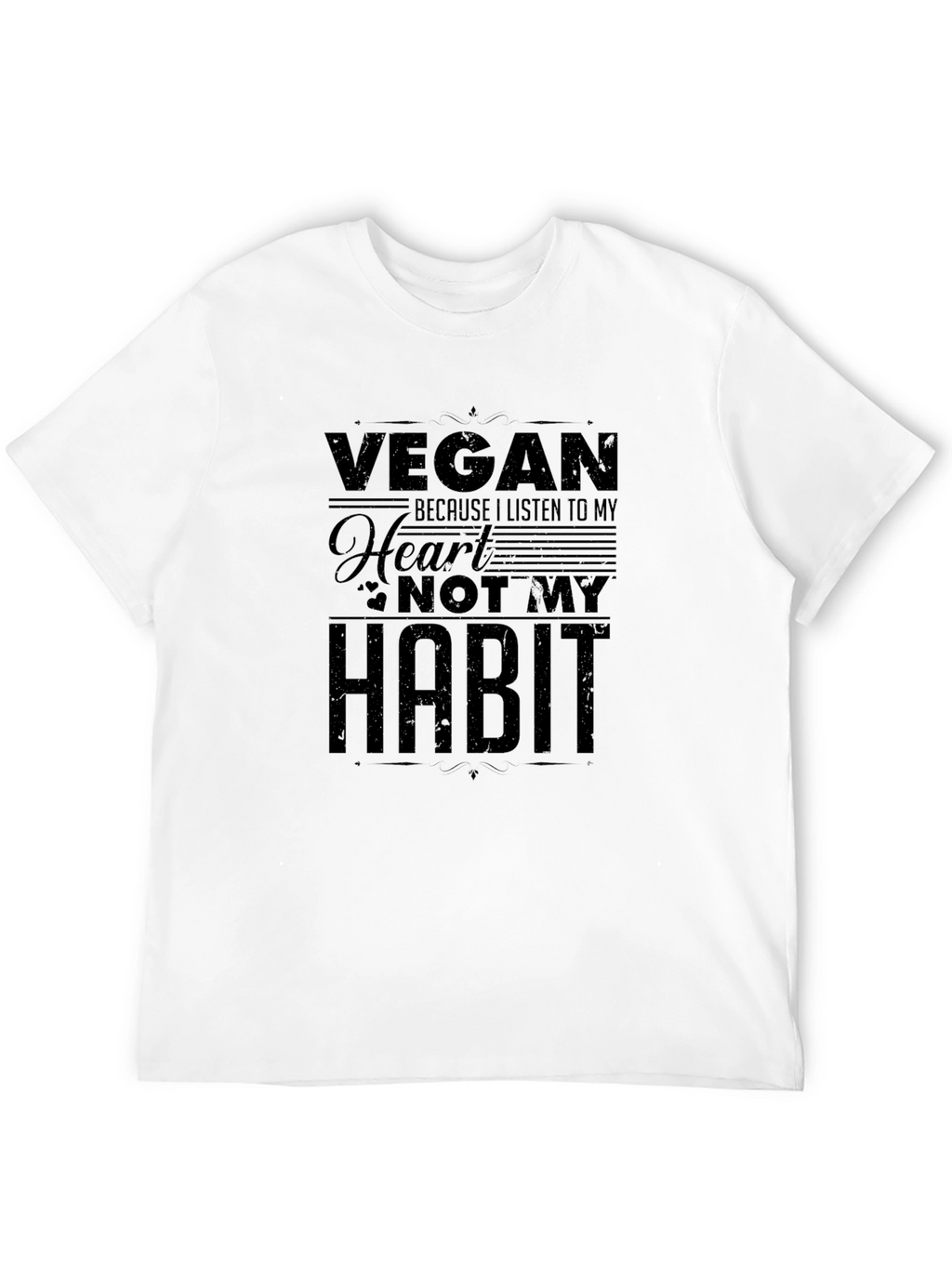 Vegan Heart Habit T-Shirt