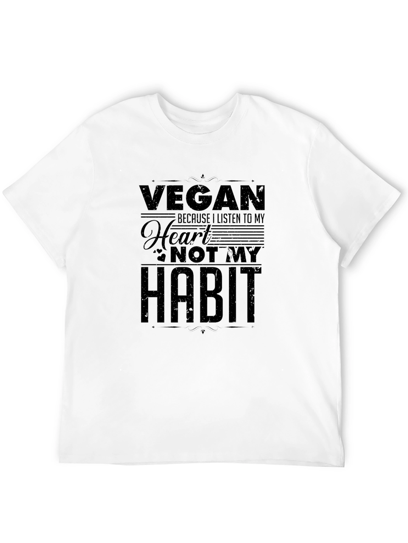 Vegan Heart Habit T-Shirt