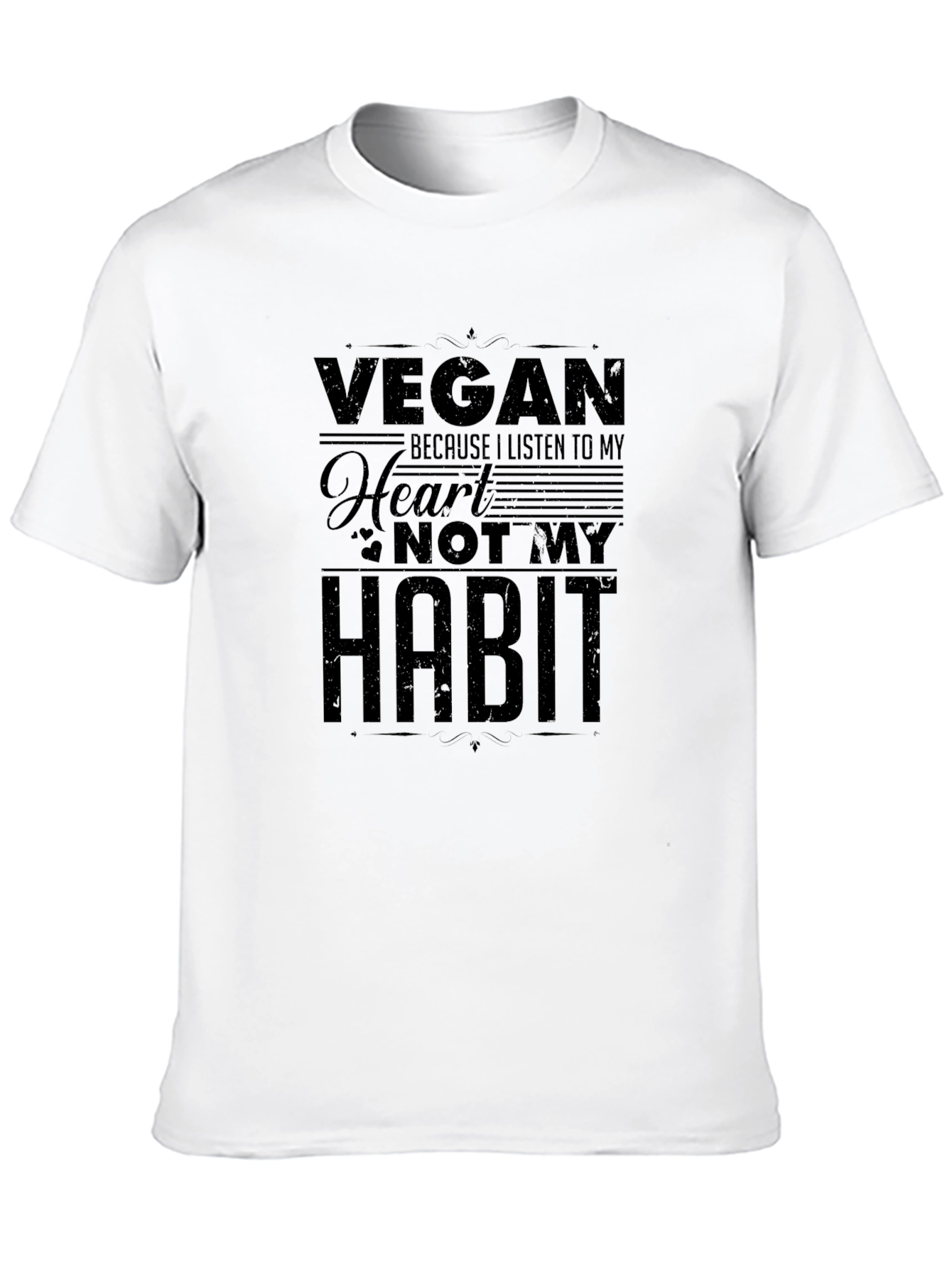 Vegan Heart Habit T-Shirt