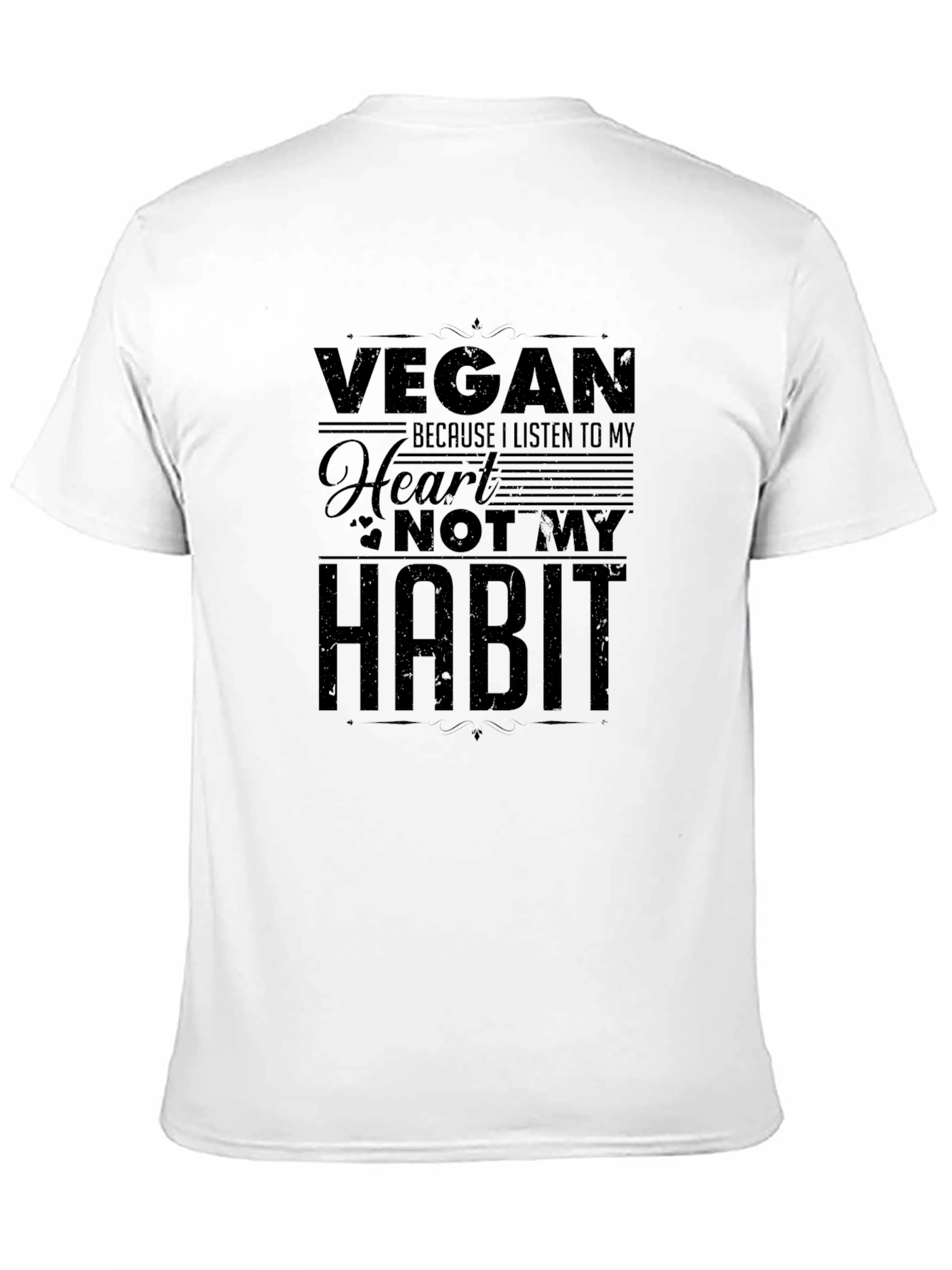 Vegan Heart Habit T-Shirt