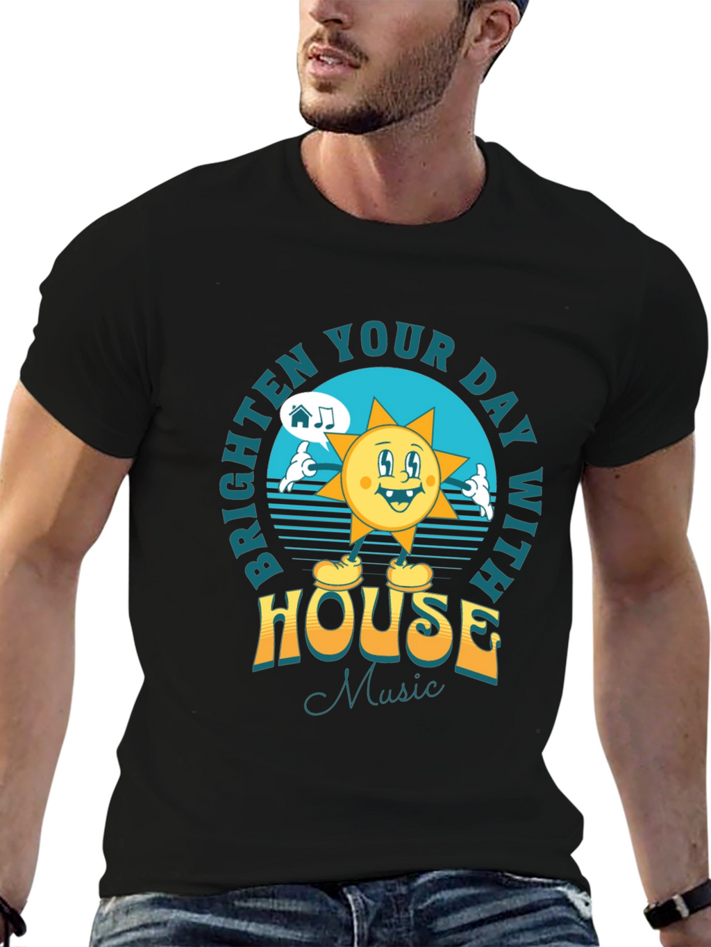 Brighten Your Day House Music T-Shirt