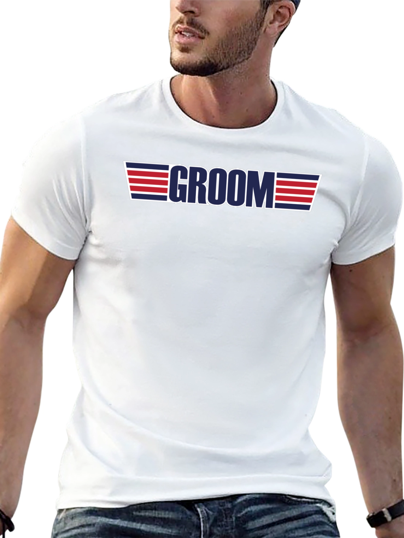 Groom Top Gun Style T-Shirt