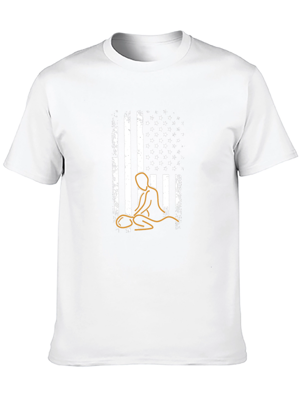 Massage Therapy USA Flag Graphic Tee