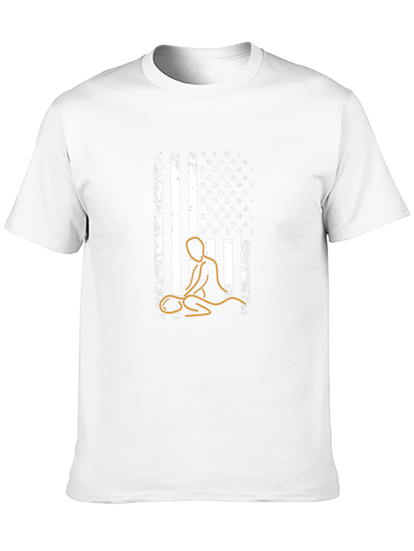 Massage Therapy USA Flag Graphic Tee