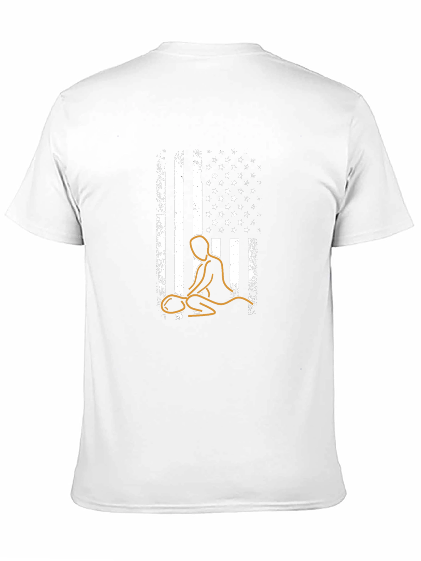 Massage Therapy USA Flag Graphic Tee