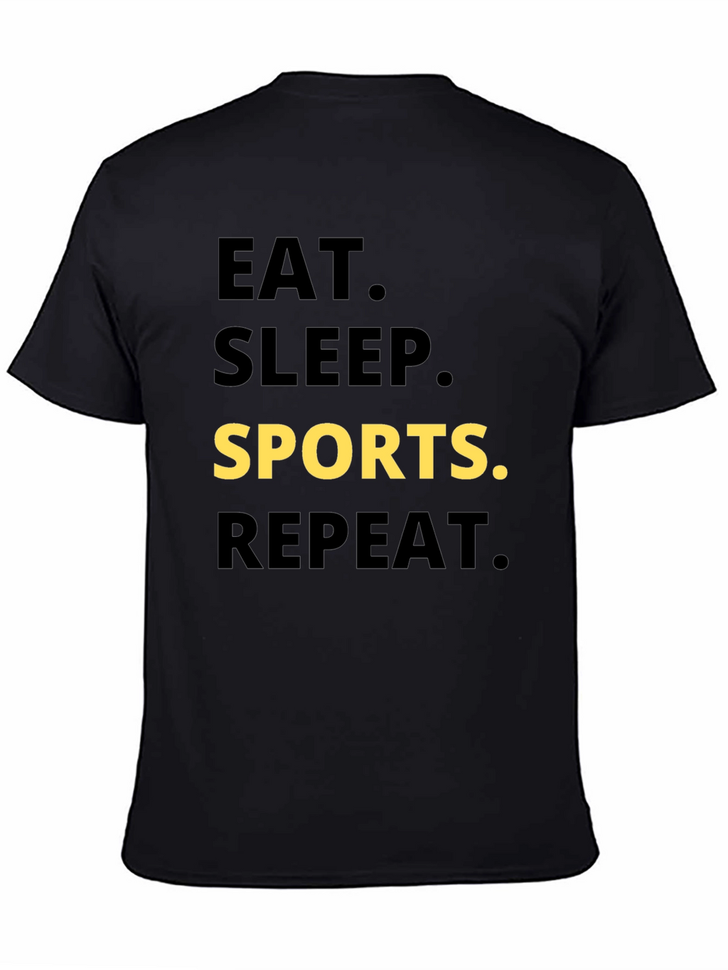 Eat Sleep Sports Repeat Graphic Tee