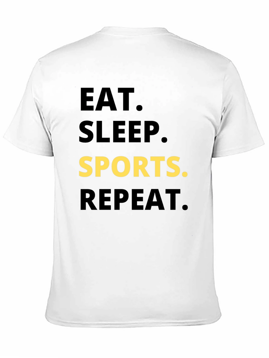Eat Sleep Sports Repeat Graphic Tee