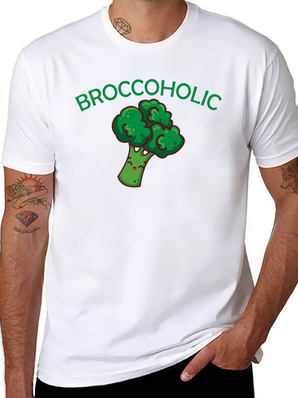 Broccoholic T-Shirt - Funny Broccoli Lover Tee