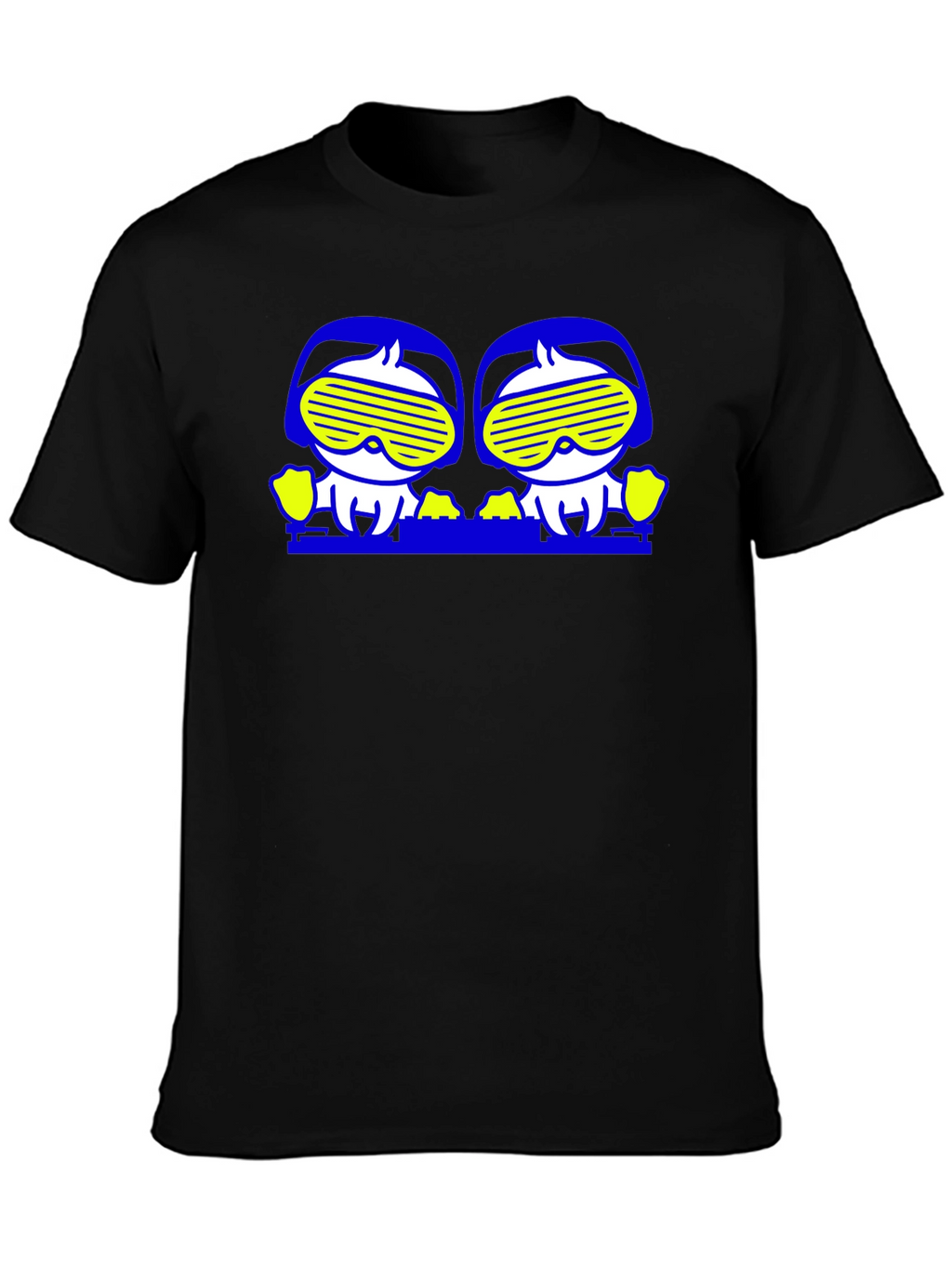 Funky Graphic T-Shirt with Cartoon Character