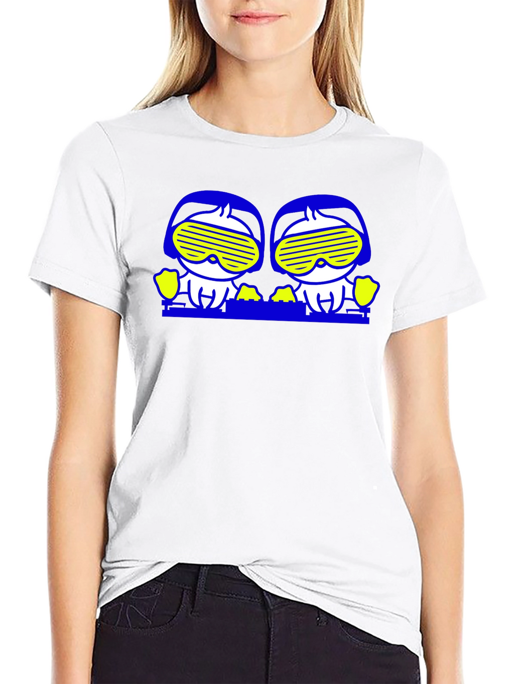 Funky Graphic T-Shirt with Cartoon Character