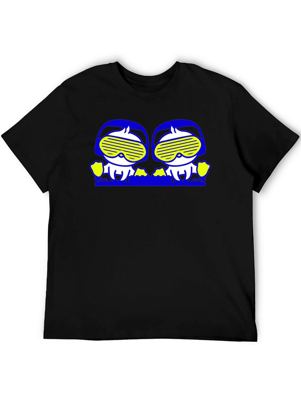 Funky Graphic T-Shirt with Cartoon Character