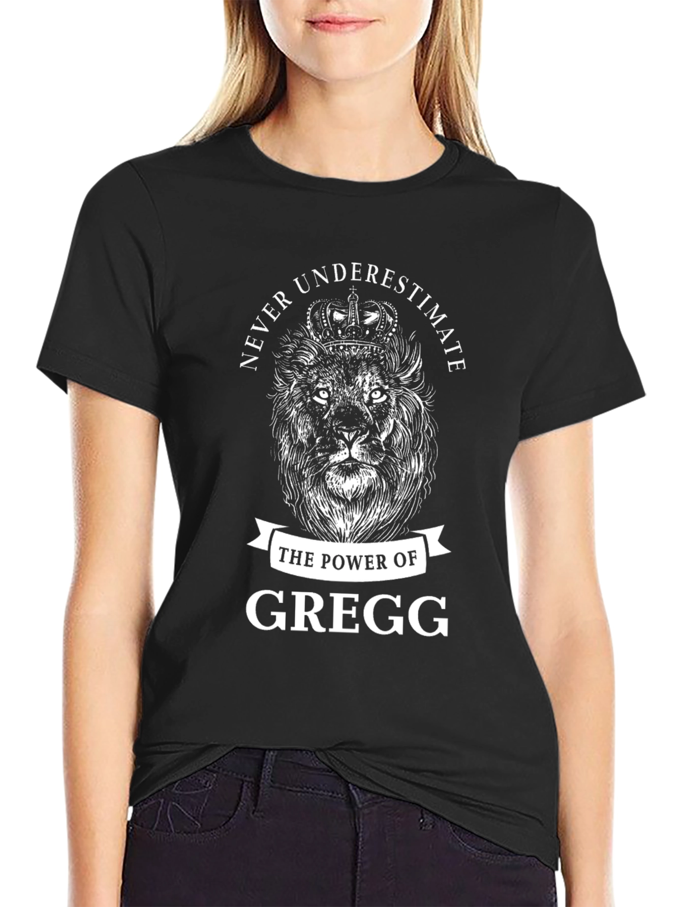Never Underestimate Gregg Lion Graphic T-Shirt