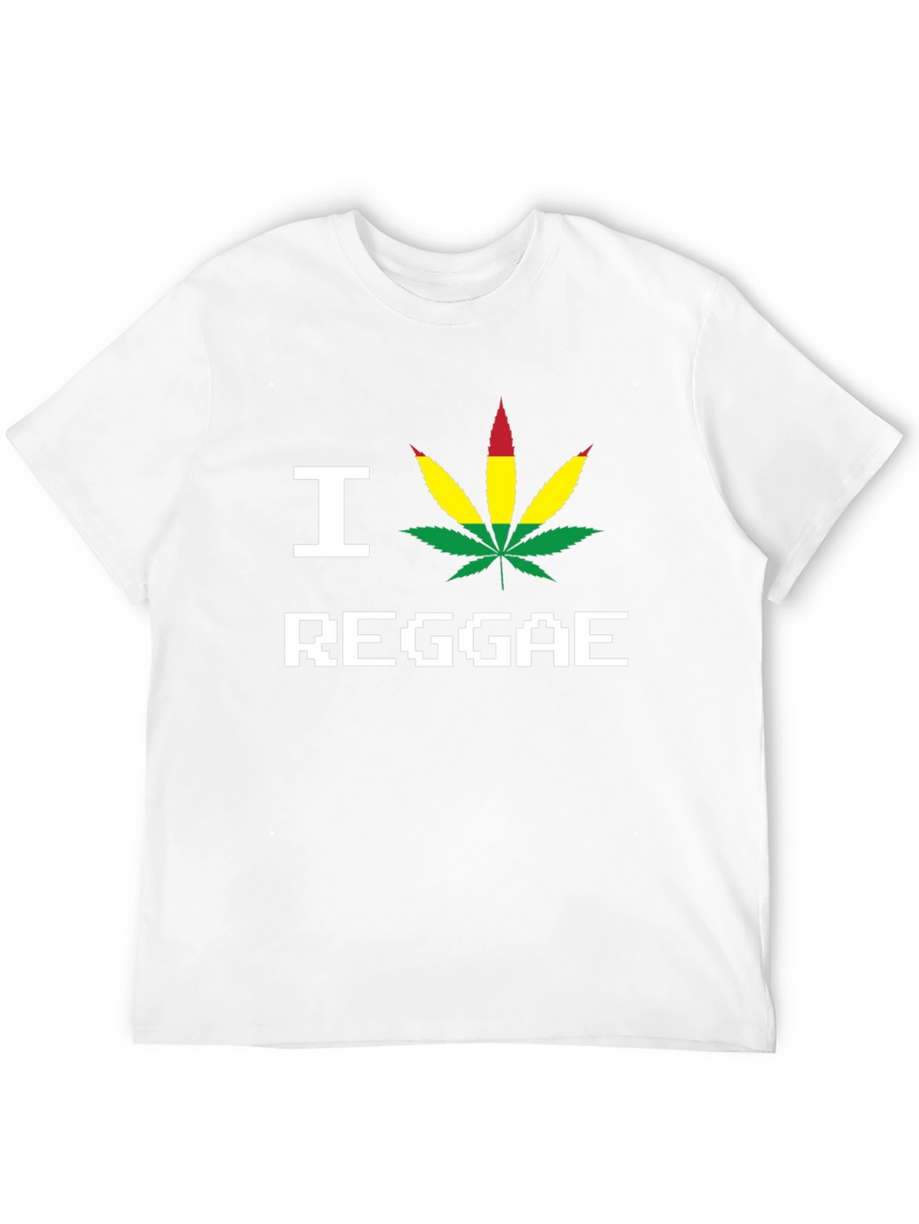 I Love Reggae Black T-Shirt