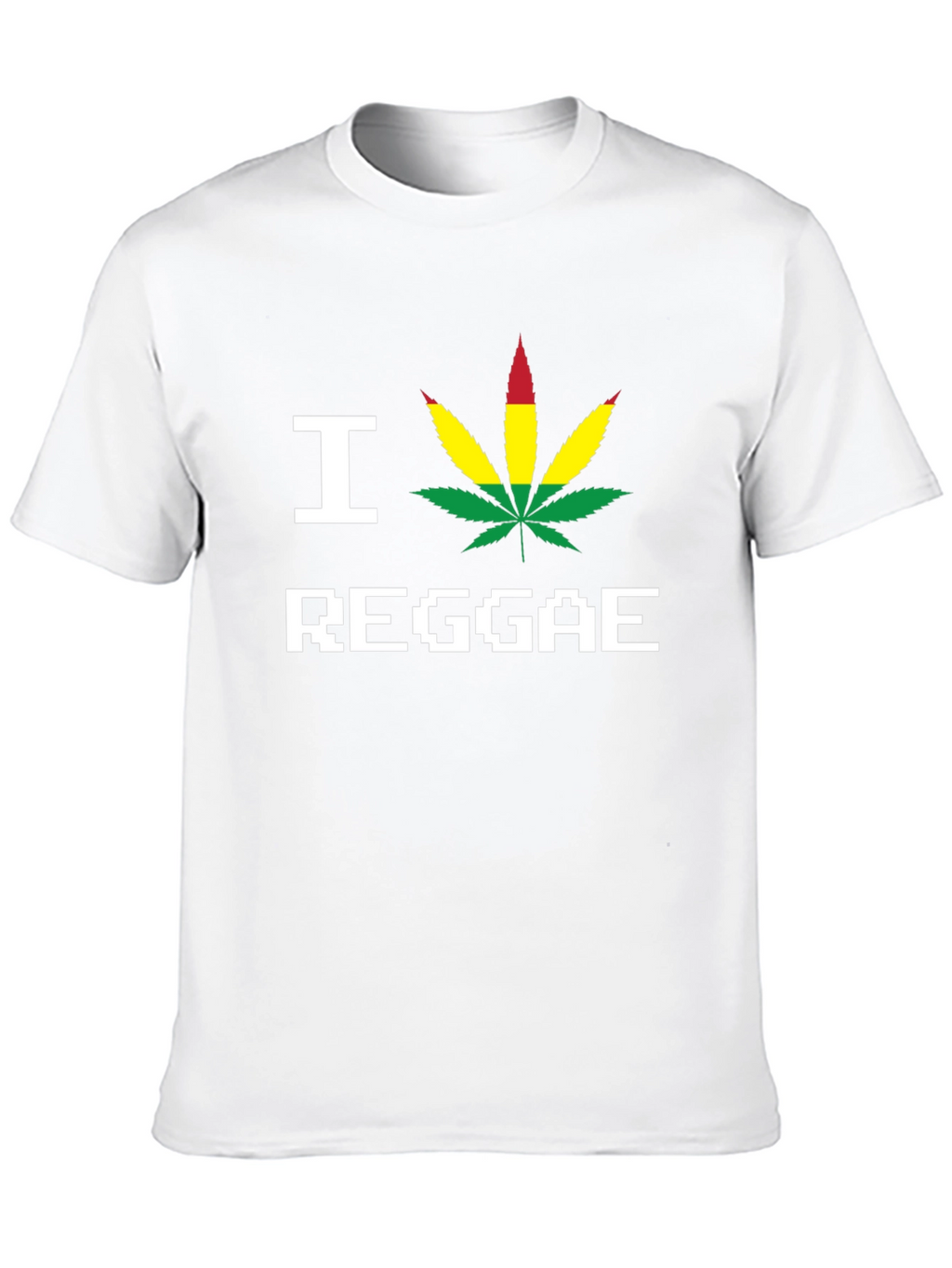 I Love Reggae Black T-Shirt