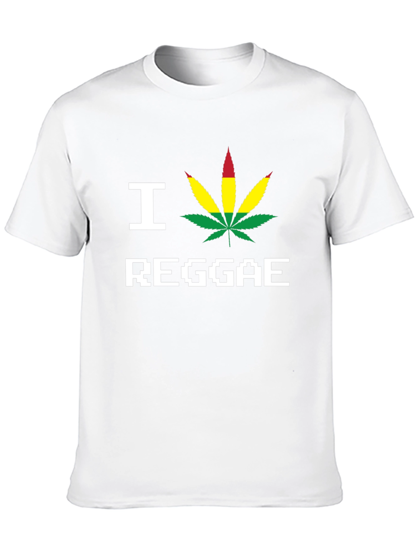 I Love Reggae Black T-Shirt