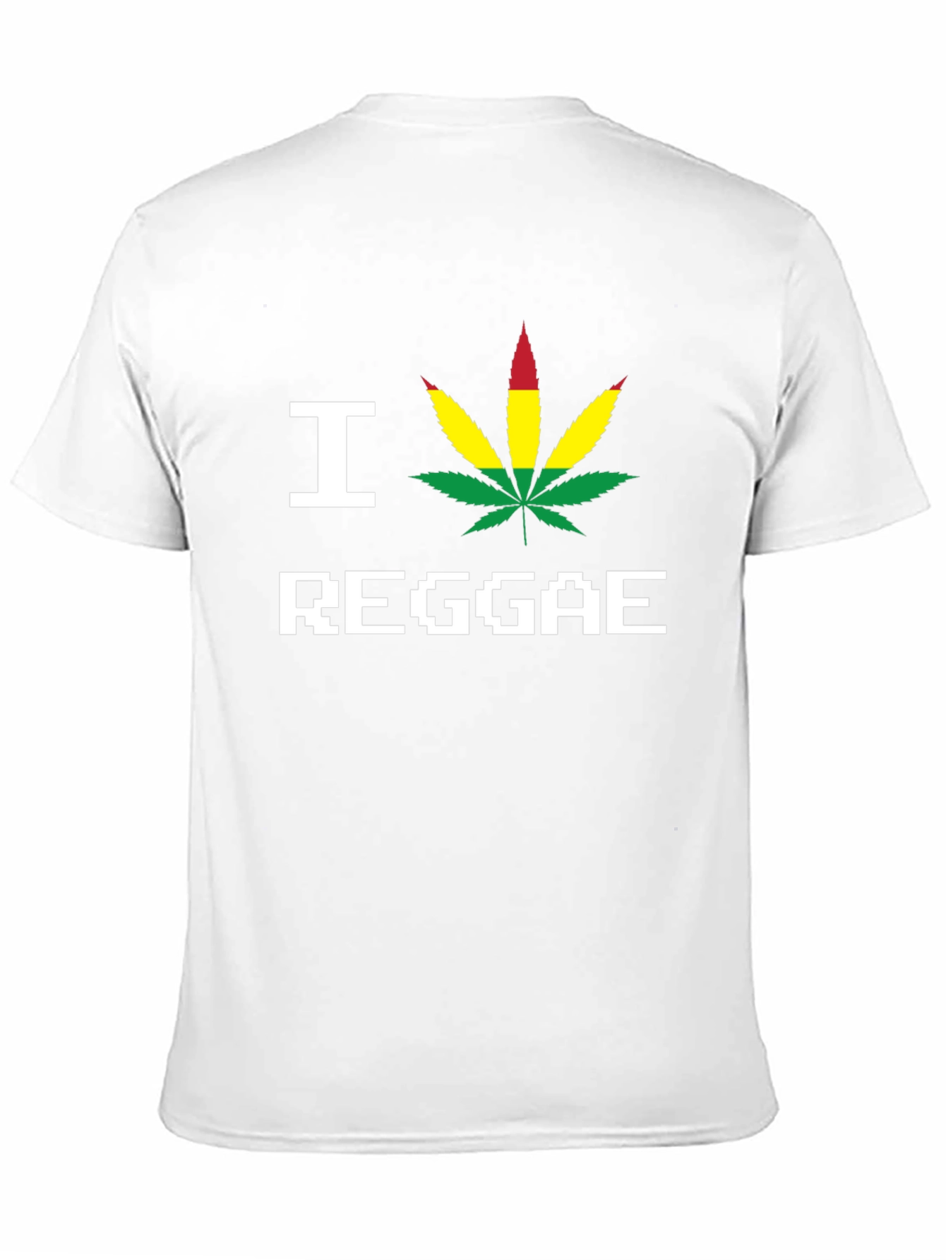 I Love Reggae Black T-Shirt